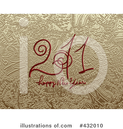 Royalty-Free (RF) New Year Clipart Illustration by NL shop - Stock Sample #432010
