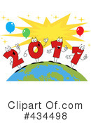 New Year Clipart #434498 by Hit Toon