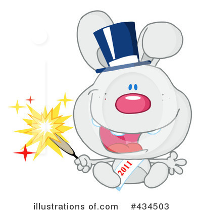 Royalty-Free (RF) New Year Clipart Illustration by Hit Toon - Stock Sample #434503