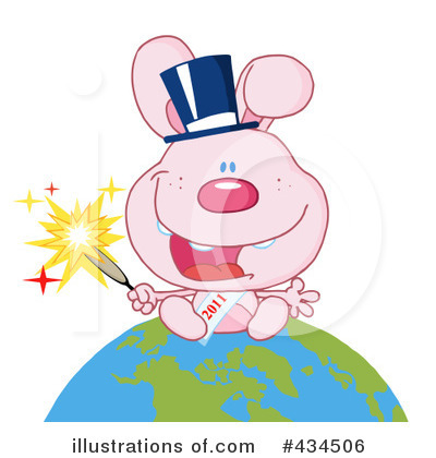 Royalty-Free (RF) New Year Clipart Illustration by Hit Toon - Stock Sample #434506