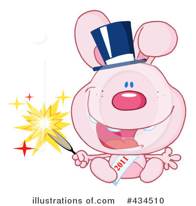 Royalty-Free (RF) New Year Clipart Illustration by Hit Toon - Stock Sample #434510