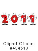 New Year Clipart #434519 by Hit Toon