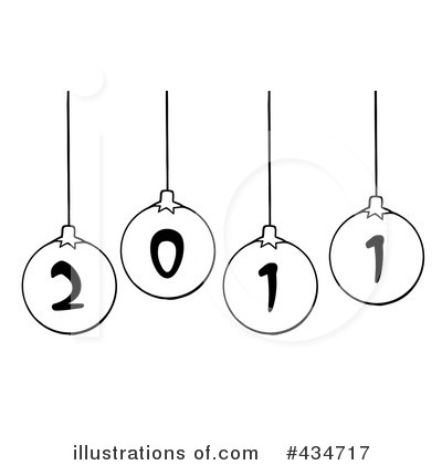 Royalty-Free (RF) New Year Clipart Illustration by Hit Toon - Stock Sample #434717