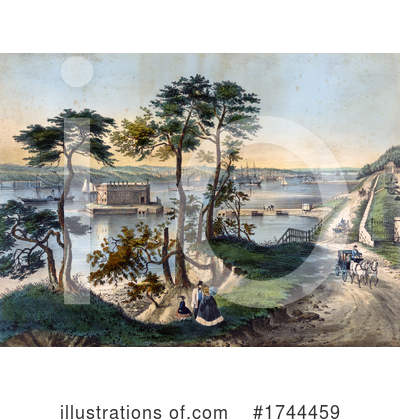 Royalty-Free (RF) New York Clipart Illustration by JVPD - Stock Sample #1744459