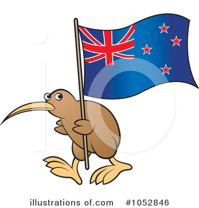Kiwi Bird Clipart #1052846 by Lal Perera