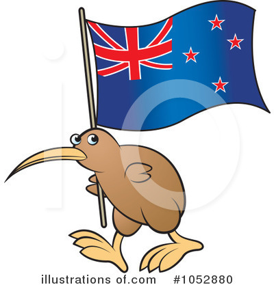 Kiwi Bird Clipart #1052880 by Lal Perera