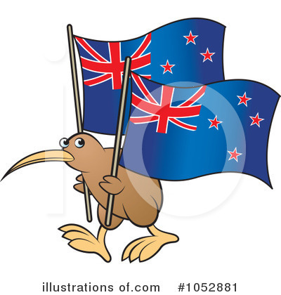 Royalty-Free (RF) New Zealand Clipart Illustration by Lal Perera - Stock Sample #1052881