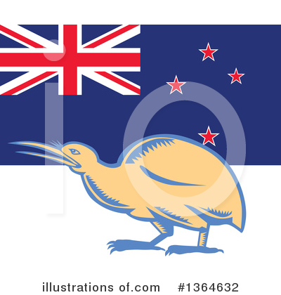 Royalty-Free (RF) New Zealand Clipart Illustration by patrimonio - Stock Sample #1364632