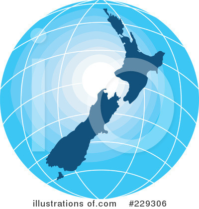 Royalty-Free (RF) New Zealand Clipart Illustration by patrimonio - Stock Sample #229306