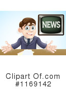News Anchor Clipart #1169142 by AtStockIllustration