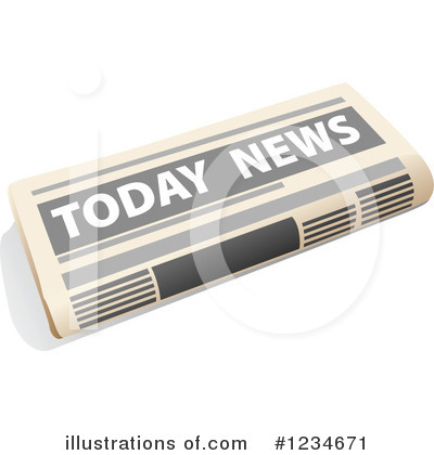 Royalty-Free (RF) News Clipart Illustration by Vector Tradition SM - Stock Sample #1234671