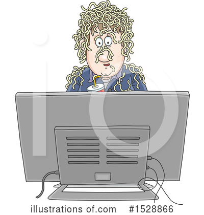 Television Clipart #1528866 by Alex Bannykh