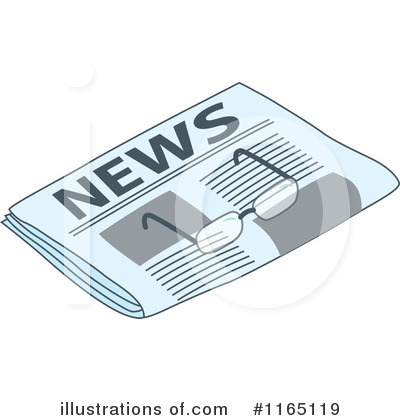Newspaper Clipart #1165119 by Cherie Reve