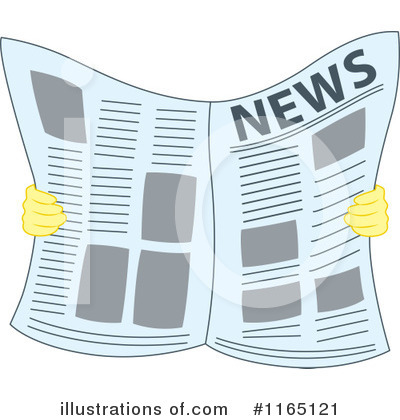 Newspaper Clipart #1165121 by Cherie Reve