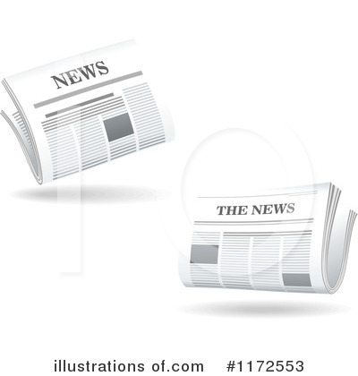 Royalty-Free (RF) Newspaper Clipart Illustration by Vector Tradition SM - Stock Sample #1172553
