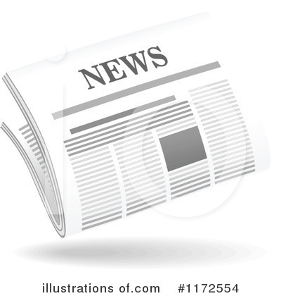 Royalty-Free (RF) Newspaper Clipart Illustration by Vector Tradition SM - Stock Sample #1172554
