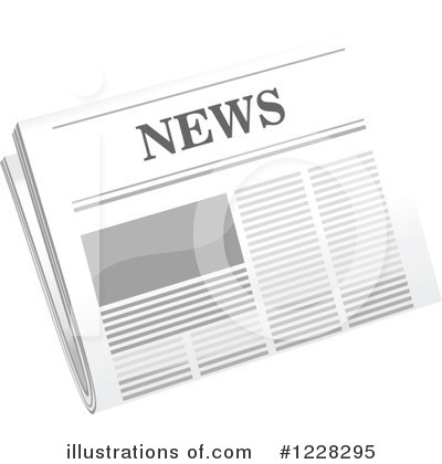 Royalty-Free (RF) Newspaper Clipart Illustration by Vector Tradition SM - Stock Sample #1228295