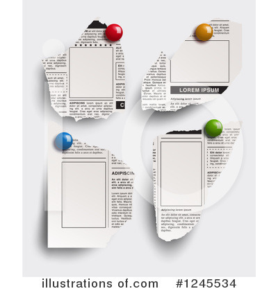 Newspaper Clipart #1245534 by Eugene
