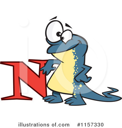 Royalty-Free (RF) Newt Clipart Illustration by toonaday - Stock Sample #1157330