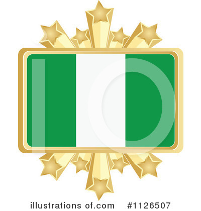 Nigeria Flag Clipart #1126507 by Andrei Marincas