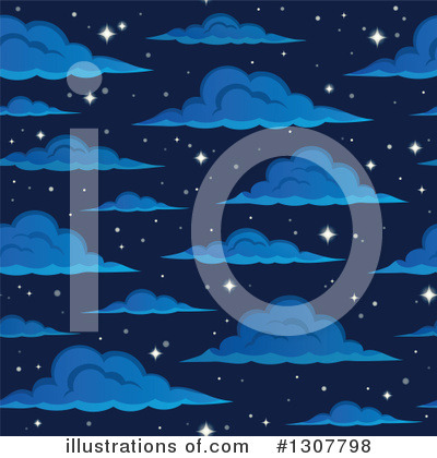 Starry Sky Clipart #1307798 by visekart
