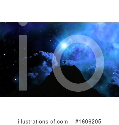 Royalty-Free (RF) Night Sky Clipart Illustration by KJ Pargeter - Stock Sample #1606205