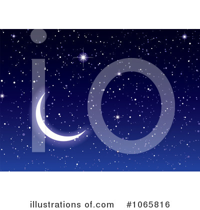 Royalty-Free (RF) Night Time Clipart Illustration by michaeltravers - Stock Sample #1065816