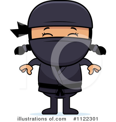 Royalty-Free (RF) Ninja Clipart Illustration by Cory Thoman - Stock Sample #1122301