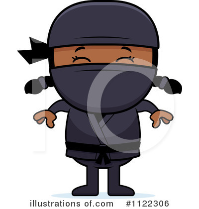 Royalty-Free (RF) Ninja Clipart Illustration by Cory Thoman - Stock Sample #1122306