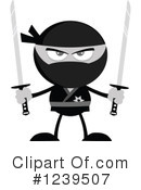 Ninja Clipart #1239507 by Hit Toon