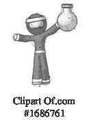 Ninja Clipart #1686761 by Leo Blanchette
