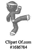 Ninja Clipart #1686784 by Leo Blanchette