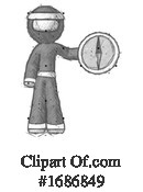 Ninja Clipart #1686849 by Leo Blanchette