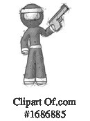 Ninja Clipart #1686885 by Leo Blanchette
