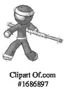 Ninja Clipart #1686897 by Leo Blanchette