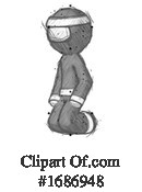 Ninja Clipart #1686948 by Leo Blanchette