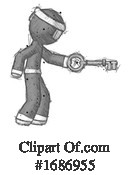 Ninja Clipart #1686955 by Leo Blanchette