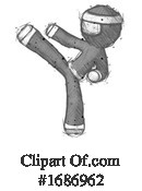 Ninja Clipart #1686962 by Leo Blanchette