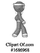 Ninja Clipart #1686968 by Leo Blanchette