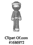 Ninja Clipart #1686972 by Leo Blanchette