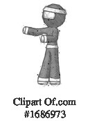 Ninja Clipart #1686973 by Leo Blanchette
