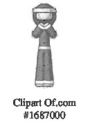 Ninja Clipart #1687000 by Leo Blanchette