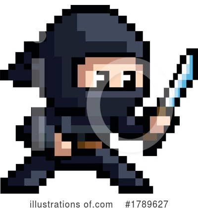 Royalty-Free (RF) Ninja Clipart Illustration by yayayoyo - Stock Sample #1789627