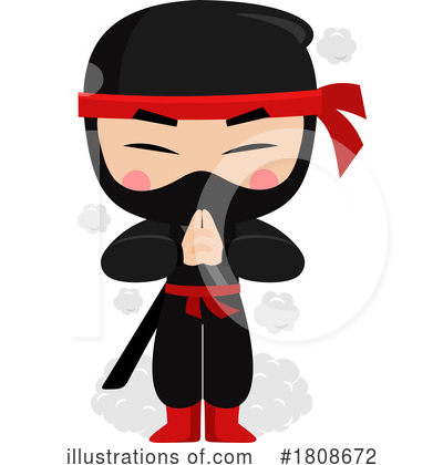 Ninja Clipart #1808672 by Hit Toon