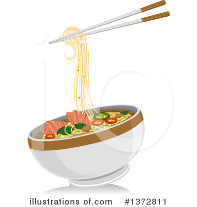 Royalty-Free (RF) Noodles Clipart Illustration by BNP Design Studio - Stock Sample #1372811