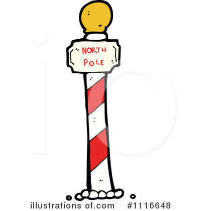 North Pole Sign Clipart #1116648 by lineartestpilot