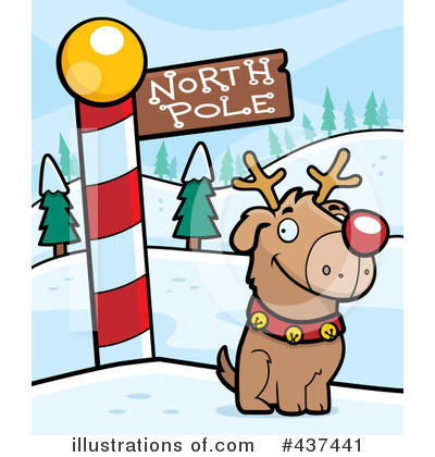 Royalty-Free (RF) North Pole Clipart Illustration by Cory Thoman - Stock Sample #437441