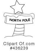 North Pole Sign Clipart #436239 by Pams Clipart