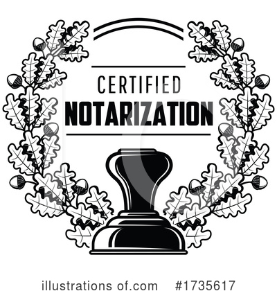 Royalty-Free (RF) Notary Clipart Illustration by Vector Tradition SM - Stock Sample #1735617