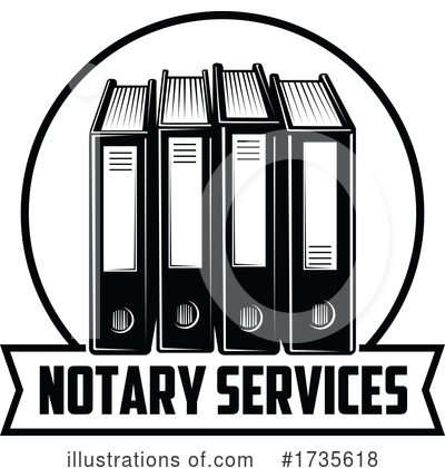 Royalty-Free (RF) Notary Clipart Illustration by Vector Tradition SM - Stock Sample #1735618